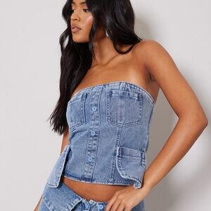 Vintage Denim Bandeau